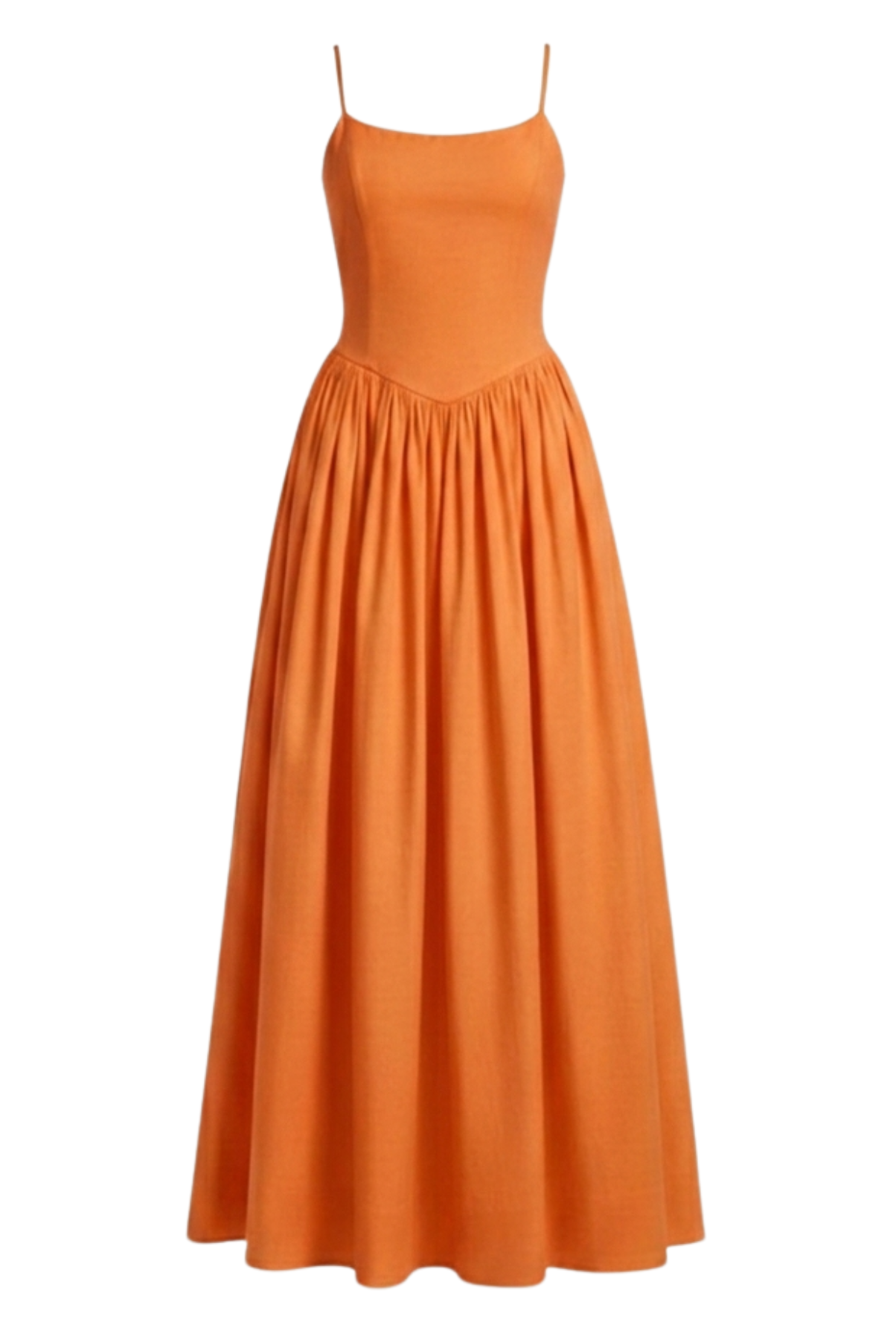 Hydra Rust Low Waisted Maxi Dress